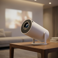 Projecteur intelligent LCD HY300 Pro 720P Android 11 WiFi 6 150 ANSI Lumens 360 Degrés Pivotant Mini Projecteur Portable Home Cinéma