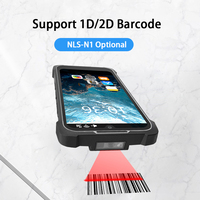 Lector NFC Android IP68 Resistente al Agua de 450 Nits, Escáner de Códigos de Barras 1D 2D, PDA Industrial Resistente de 5.7 Pulgadas para Almacén