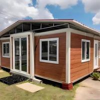 Usine chinoise de maison en conteneur extensible Maison mobile préfabriquée pliable de 20 pieds 30 pieds 40 pieds Maison mobile modulaire Petite maison en acier