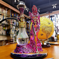 Usine En Gros Narguilé Haute Qualité Résine 42CM Coloré Shisha Narguilés En Alliage D'aluminium Nouveau Design Sheesha