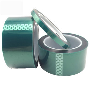 Vert haute Température Masquage Polyimide PET Résistant À <span class=keywords><strong>La</strong></span> Chaleur ruban adhésif en silicone - Product Image 3