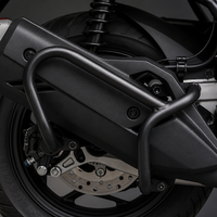 Protection d'échappement moto NS150GX 22mm en acier carbone, barre anti-chute, protection de silencieux, accessoires de modification