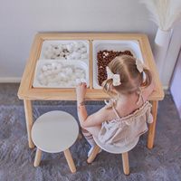 Kindergarten kinder holz kleinkind sinnesspiegel sand und wasser aktivitäten sinnesspiegel tisch für kinder