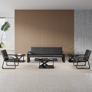 <span class=keywords><strong>Sillas</strong></span> de <span class=keywords><strong>Espera</strong></span> para Salón de Belleza, Muebles con Estructura Metálica, Tres Asientos, <span class=keywords><strong>Sillas</strong></span> de <span class=keywords><strong>Espera</strong></span> de Cuero para Salón de Peluquería - Product Image 4
