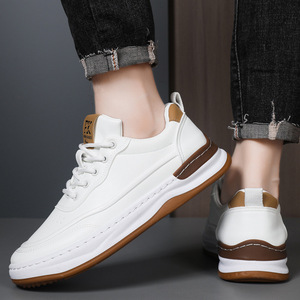Zapatos Blancos Modernos y Versátiles, Zapatos Deportivos Transpirables e Informales, Zapatos para Correr para Hombre - Product Image 3
