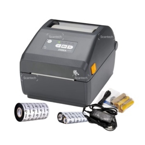 Zebra ZD421 Desktop Impresora adesivo codice a barre Imprimante 300dpi stampante termica diretta per supermercati USB cavo di interfaccia - Product Image 1