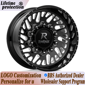 American Force 7H12 SIDEWINDER CCSD 22-26 pulgadas Multi-Spoke Ruedas todoterreno forjadas de 2 piezas 8/10 Lug para camiones pesados SUV - Product Image 1