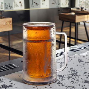 Taza clásica de vidrio transparente Frosty de 13,4 oz/380Ml - Product Image 5