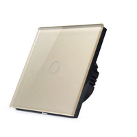 Interrupteur Mural Tactile Standard OEM UK UE 110V-240V, Capteur Écran Tactile 1/2/3 Gang 1 Voie pour Maison Intelligente Aoju (Sans Wi-Fi ni RF)