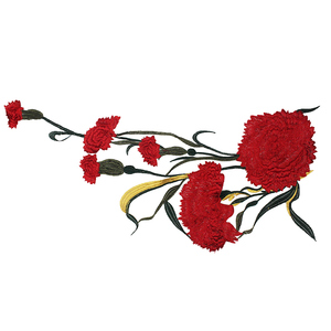 Factory Wholesale Flower <strong>Patches</strong> Embroidery Iron on <strong>Custom</strong> <strong>Patch</strong> - Product Image 2