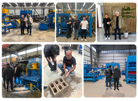 Machine manuelle de fabrication de blocs autobloquants 1500 pièces/8h pour pavés creux et briques de bordure