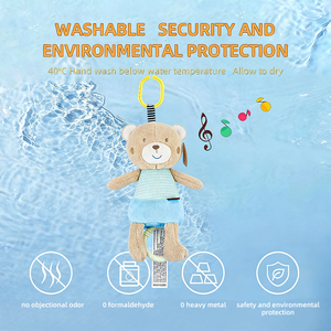 Handmade sang trọng bé thoải mái Đồ chơi dây kéo âm nhạc hộp Xe đẩy Mặt dây chuyền Giường treo chơi phòng tập thể dục bán buôn cho bé quà tặng - Product Image 4