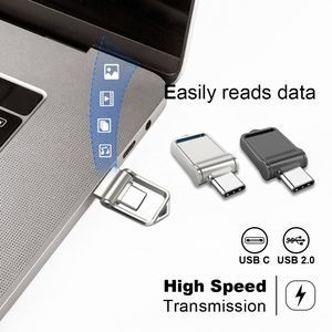 Großhandels preis 16GB USB 2.0 + Typ-C/USB-C Hochgeschwindigkeits-Mini-Computer und Telefon Dual-Purpose Rotary U Disk - Product Image 5