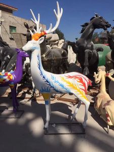 حجم الحياة أشكال نماذج للحديقة من الراتنج تمثال الحيوان - Product Image 3