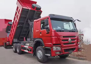 Howo 6X4 Dumper Dump <b>Truck</b> with <b>Crane</b> <b>Used</b> Euro 2 Emission Standard Left Steering 351-450hp 1500-2000Nm 25-30T ABS ESC - Product Image 3