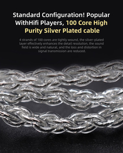 Auriculares Metálicos KZ ZSN <span class=keywords><strong>Pro</strong></span> <span class=keywords><strong>X</strong></span> con Tecnología Híbrida 1BA+1DD, Monitores Intraurales HIFI con Bajos y Cancelación de Ruido - Product Image 4