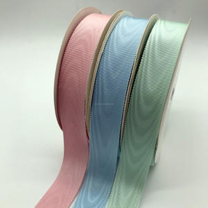 19mm 고급 100% 폴리에스터 모아레 리본 더블 페이스 선물 포장 gossamer 패브릭 - Product Image 1