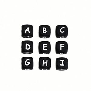 Cuentas de Silicona Personalizadas con Letras, Cuentas de Dentición para Bebés de 12 mm, Libres de BPA, Suministros para Clips de Chupetes DIY, Regalos para Baby Shower - Product Image 5