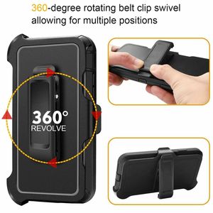 Paquete de caja Clip Holder Kickstand Robot Armor Cases <span class=keywords><strong>Otter</strong></span> Back Cover para iPhone 11 12 14 Pro 13 15 Defender <span class=keywords><strong>Funda</strong></span> para teléfono móvil - Product Image 3