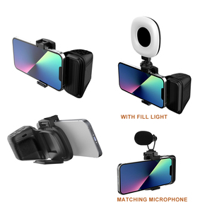 Poignée de caméra pour assistant téléphonique avec support de téléphone portable à distance sans fil avec extension de chaussure froide pour microphone de lumière de remplissage - Product Image 2