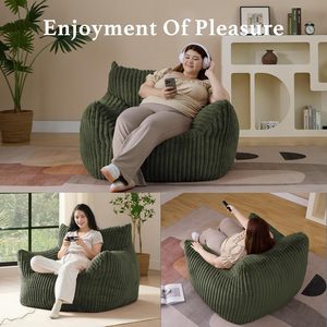 Nuovo Divano in Spugna ad Alta Densità con Imballaggio Sottovuoto, Divano per Soggiorno e Poltrona Sacco Adatta per Meditazione e Riposo - Product Image 4