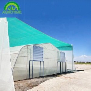 Invernadero de película polivinílica de 200 micras, túnel barato con sistema hidropónico para verduras - Product Image 3