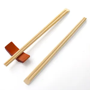 Nwell批发新款环保定制印花餐厅一次性竹筷，带定制袖子