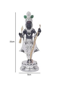 Silver Plated Ram Lala Idol Lord Shri Ram <b>Religious</b> <b>Statue</b> for Puja Home Temple Ayodhya Inspired Decor Gifting Item - Product Image 4
