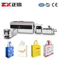 ZX-LT500 Système d'alimentation automatique PLC pour rouleaux RPET/PET, haute productivité, pour la fabrication de sacs de courses non tissés avec crochets pour supermarchés
