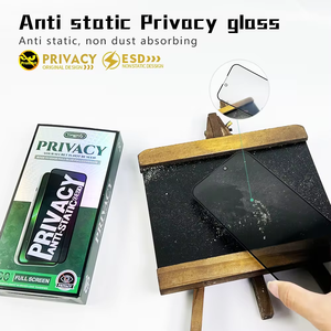 Para <span class=keywords><strong>iPhone</strong></span> 16 protector de pantalla de privacidad antiestático para Samsung anti Spy Peep película protectora vidrio templado 15 Plus 13 pro Max - Product Image 5