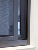 Ventana Corredera de Aluminio con Rotura de Puente Térmico, Eficiente Energéticamente, Insonorizada, Aislamiento Térmico, Resistente al Viento, Tamaño Personalizado, para Dormitorio o Sala de Estar
