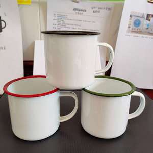 แก้วกาแฟเคลือบแบบกำหนดเองขนาด 12 ออนซ์ ขายส่ง สำหรับการเดินทางกลางแจ้ง แคมป์ปิ้ง ทนความร้อนสูง ลายดอกไม้สไตล์อินส์ - Product Image 4