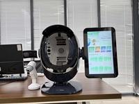 Analyseur de peau professionnel TB57 avec détection microscopique du cuir chevelu, test d'hydratation, stockage cloud et fonction d'exportation de rapport PDF
