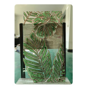 Цветное стекло с павлиньим дизайном, оптовая продажа, цветное стекло с текстурой, многоцветное стекло для украшения отеля - Product Image 4