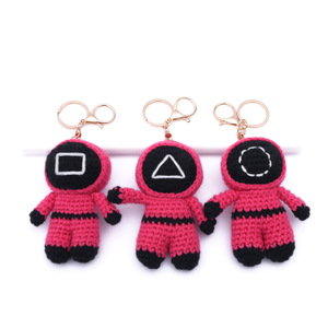 Colgantes de punto hechos a mano populares transfronterizos, bolsos de muñeca de hilo tejido, adornos, muñecos de juego creativos de punto terminados - Product Image 1