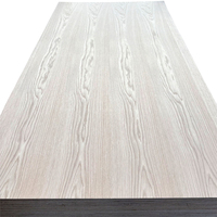 Panneau MDF en placage de chêne E1 de 12 mm, décoration double face pour meubles d'intérieur