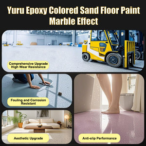 YURU Self-Leveling <strong>Floor</strong> Coating Color Sand Self Leveling <strong>Floor</strong> <strong>Paint</strong> for <strong>Green</strong> Commercial - Product Image 6