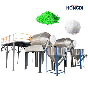 Plataforma de Alimentación de Línea para Mezcladora de Doble Tambor HONGDI, Mezcladora de Polvo Industrial de Alta Eficiencia, Operación Automática, Capacidad 400 - Product Image 6