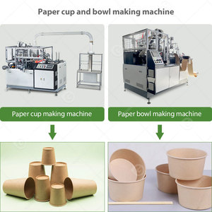 Sleeve Tea Glass Form Fully Automatic Single Layer <strong>Sauce</strong> Paper Cup Make Maker Machine for Raw Material