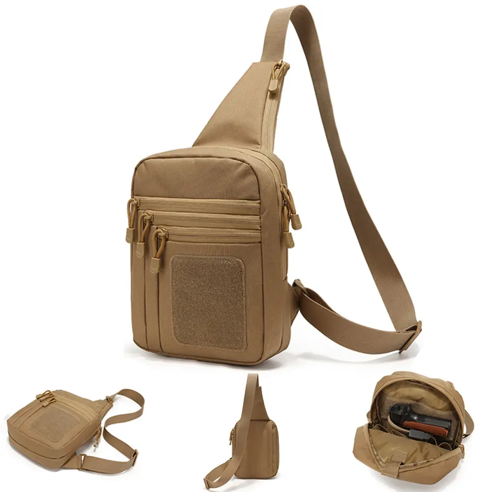 Tactical Concealed Holster Carry Bag Shoulder Holster Chest Pack Belt Sling Bags