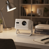 Projecteur intelligent HY320max de JUNUO Factory Supply, résolution native 1080P, 400 ANSI lumens, multimédia, double WiFi, Bluetooth, home cinéma.