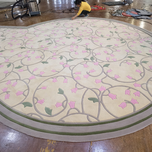 Sang Trọng Tay Tufted Làm Len Thảm Cho Biệt Thự Handmade Lụa Thảm Cho Phòng - Product Image 3