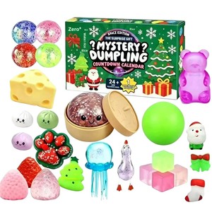 Calendrier de l'Avent 2026 Mystère : Jouets Squishy Aléatoires en Forme de Bao Bun, Anti-stress, Unisexe - Product Image 5