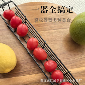 Pince à barbecue Xuan Rui à long manche, antiadhésive, pour saucisses, hot-dogs, camping, outil de barbecue - Product Image 5