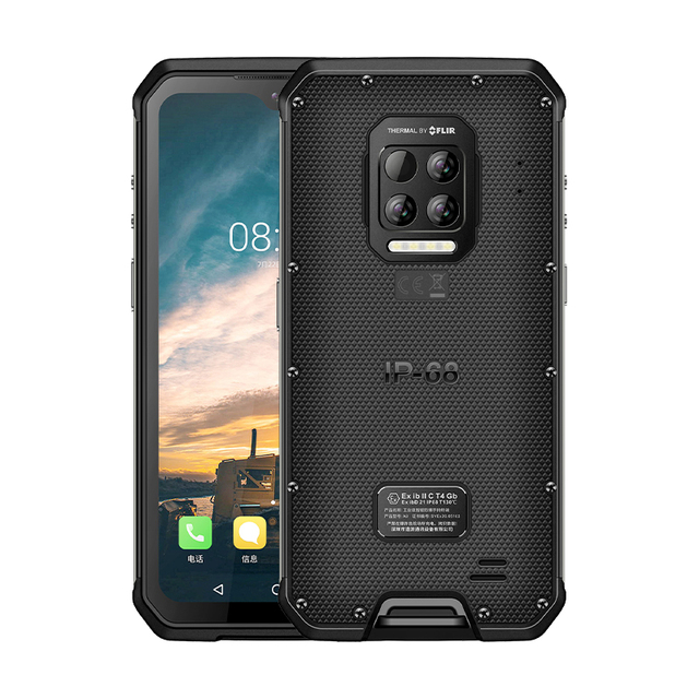 Aoro A9 Headphone 4G Network Android 10 Mobile Phone 8MP+64MP 6600 MAh Battery IP68 Waterproof Cellphones