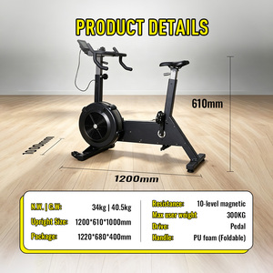 OKPRO Vélo <span class=keywords><strong>d</strong></span>'Assistance Commercial Professionnel à Résistance par Vent pour Fitness et Entraînement en Salle de Sport - Product Image 5