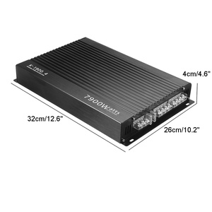 Vendita Diretta Nuovo Modello 1900.<span class=keywords><strong>4</strong></span> Amplificatore Audio per Auto ad Alta Potenza 12V in Lega di Alluminio con Crossover a Quattro Vie <span class=keywords><strong>4</strong></span> Canali - Product Image 2