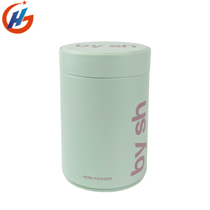 定制压花食品级草药粉锡瓶咖啡茶罐气密包装圆形金属茶罐 - Product Image 2