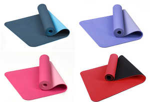 <span class=keywords><strong>BESAY</strong></span> personalizado gimnasio orgánico mejor ejercicio Fitness plegable gimnasia Logo 6Mm Pilates ecológico Tpe Yoga Mat - Product Image 6