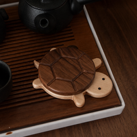 Sous-plat en bois massif Creative Turtle / Dessous-de-verre en bois, tapis isolant thermique